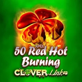 50 Red Hot Burning Clover Links game by Novomatic – logo hosted on Spinko Casino