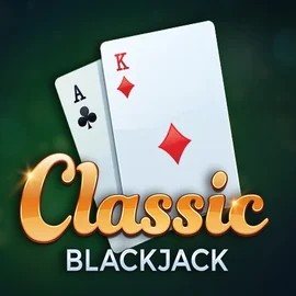 Classic Blackjack logo by Red Tiger Gaming Spinko Casino