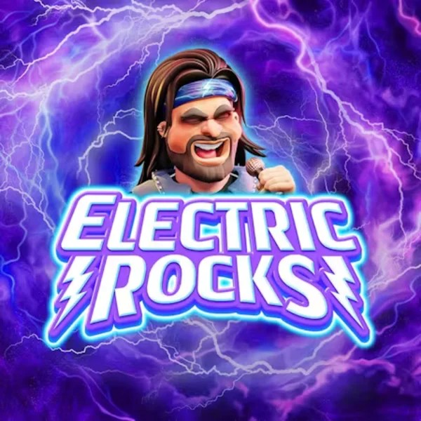 Electric Rocks slot logo by Inspired Gaming at Spinko Casino