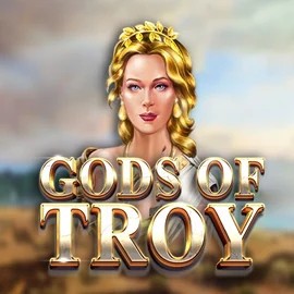 Gods of Troy slot logo by Red Tiger Gaming at Spinko Casino
