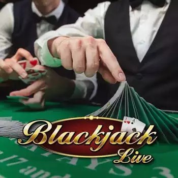Live Blackjack slot visual from Evolution available on spinkoo.gr