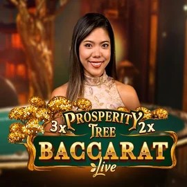 Prosperity Tree Baccarat slot visual from Evolution available on spinkoo.gr