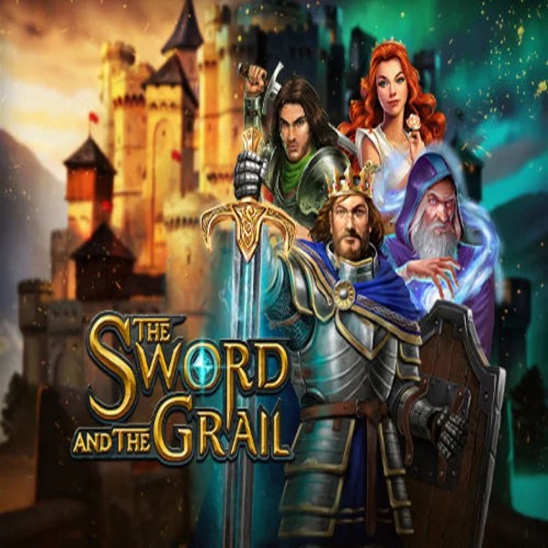 The Sword and the Grail slot visual from Play'n GO available on spinkoo.gr