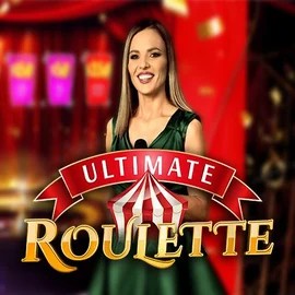 Ultimate Roulette online game logo by Ezugi on spinkoo.gr